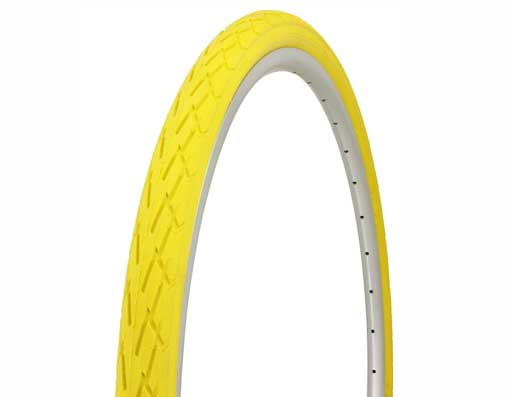 yellow bike wheels