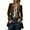 Brown, variant on Womens Jacket Fall Vintage Floral Lace Velvet Open Front Steampunk Slim Lightweight Jackets Black