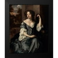 thumbnail image 2 of Lely, Peter 12x14 Black Modern Framed Museum Art Print Titled - Portrait of Louise de Keroualle, Duchess of Portsmouth, 2 of 5