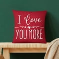 thumbnail image 6 of Moocorvic Under $1 Red Throw Pillows Covers for Couch, Valentines Day Gifts for Women, Valentines Day Decor for Wedding Party Bedroom Sofa, 6 of 7
