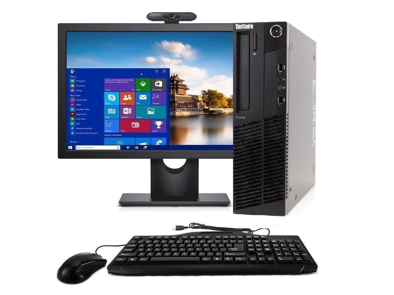 Lenovo ThinkCentre M92 Desktop Computer Package 22" Monitor Intel