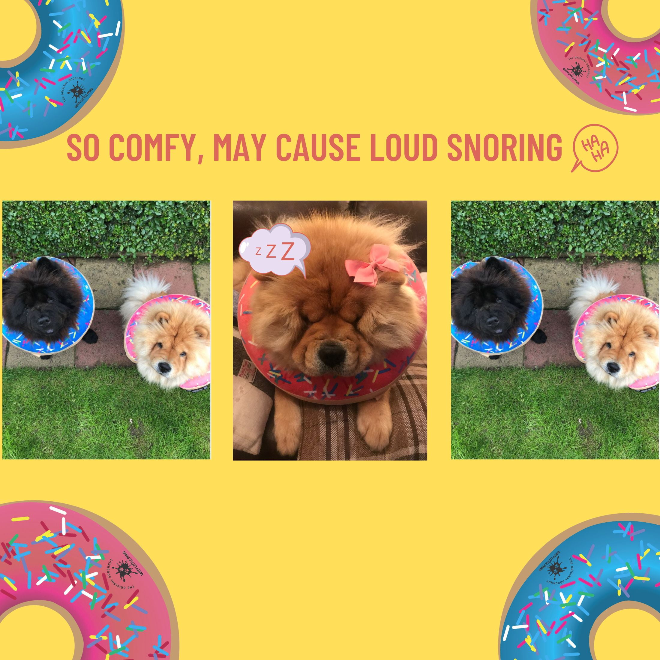 Dog Donut Collar | Great Alternative to a Traditional Dog Cone or a Soft Dog Cone Collar | Our Inflatable Dog Cone is an Excellent Cone for Dogs after Surgery | Dog Cones for Medium Dogs (Pink)