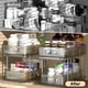 thumbnail image 2 of Organizador de gabinete de baño, organizadores y almacenamiento debajo del fregadero transparentes extraíbles de 2 niveles, organizadores de medicamentos y estantes de almacenamiento, 2 of 7