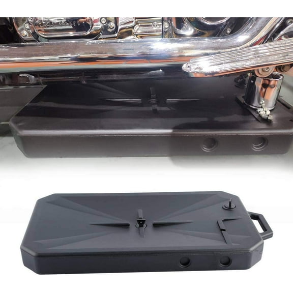 TCT-MOTORPARTS Oil Drain Pan w/Spout ABS Low Profile Fit for Harley 1984-2020 Heritage Classic FLHC Low Rider FXLR; Road King FLHR