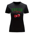 thumbnail image 3 of Playera Blusa De Cerezas Fresh Cherry Ropa Para Mujer Ropa Para Dama Color Negro Talla Chica Marca Emil SaEs, 3 of 4