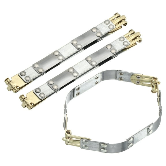 Uxcell Metal Internal Flex Frames, 3 Pack 5.91" x 0.55" Flex Frame Kiss Lock Clasp, Handbag Frame Hardware Accessories Bag Clip