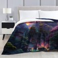 thumbnail image 2 of Fleece Blanket,Beautiful Scenery,Soft Warm Fleece Material Bed Throwblanket,For, 2 of 8