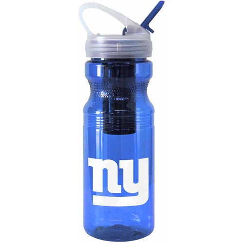 24oz NFL New York Giants Squeeze Water Bottle with Filter Feature
