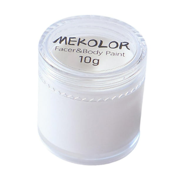 Pintura facial y corporal Yuyangstore pigmento Maquillaje Festival de Halloween Blanco