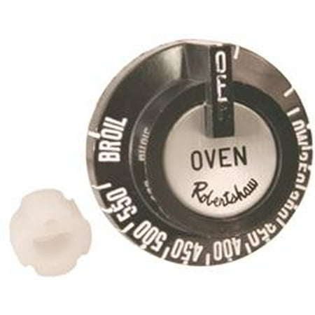 - ROBERTSHAW UNIVERSAL GAS OVEN KNOB, BLACK