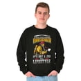 thumbnail image 4 of Volunteer Firefighter Lifestyle Fire Men's Big & Tall Crewneck Sweatshirt Brisco Brands 2X, 4 of 5