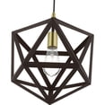 thumbnail image 4 of 41328-07 Livex Lighting Ashland - 1 Light Pendant In Geometric Style-20.75 Inches Tall and 13 Inches Wide-Bronze/Antique Brass Finish    -Traditional, 4 of 11