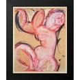 thumbnail image 2 of Vintage Apple Collection 20x24 Black Modern Framed Museum Art Print Titled - Amedeo Modigliani - Caryatid, 2 of 5