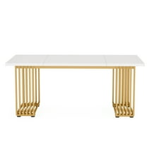 MAYEERTY 70.9" Executive Desk, Modern Office Computer Desk Conference Table