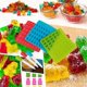 thumbnail image 4 of 5pcs silicone bear chocolate jelly mold with ice cream maker dropper mold, 4 of 5