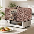 thumbnail image 2 of TSOVTHRID Boho Mandala Horse Print Microwave Dust Cover Oil-Proof Countertop Convection Oven Cover Protective Smart Oven Protector for Kitchen Decor and Accessories, 18.25"W x 14.5"D x 11"H, S, 2 of 7