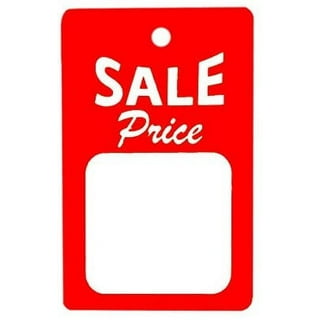 NOGIS 500pcs Price Tags with String Attached White Marking Tag Small Paper Price  Labels Clothing Hanging Stickers Blank Labeling Strung Label Hang Tags for Pricing  Jewelry Yard Sale Retail 