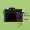thumbnail image 5 of NFTIGB 4K HD Digital Camera 48MP 16X Digital Zoom Auto Focus Travel Vlogging Camera 3.0 in / 7.6 cm IPS Screen, 5 of 9