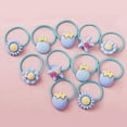 thumbnail image 3 of Ludlz 20Pcs Cartoon Elastic Hair Ties Little Girls' Small Ropes Toddlers' Ponytail Holder with Storage Bag, 3 of 7