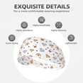 thumbnail image 3 of Cute Dog Bone Footprints Headbands for Women Men, Workout Elastic Sweat Band for Yoga Running Cycling Gym Exercise Non Slip Head Bands for Women's Hair, 3 of 5