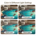 thumbnail image 7 of ODIKA 6'x9' Ultra-Soft Area Rug, Sea Turtle Ocean Animal Design With Nautical Coral Reef Border None Washable, Bare feet friendly, Silk-Touch for Guest Room, Bedroom, 7 of 7