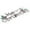 Silver-SL-home Fournitures, variante sur KTTECTOA Décoration de Sapin de Noël 30cm Carte Joyeuse Brillante pour Ornement Suspendu Liquidation Décoration de Cuisine Jours du Canada Décoration Maison