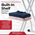 thumbnail image 4 of Bartnelli Extra Wide Pro Ironing Board 19x48 Surface with Iron Rest, Cord Holder and Shelf, 4 of 9