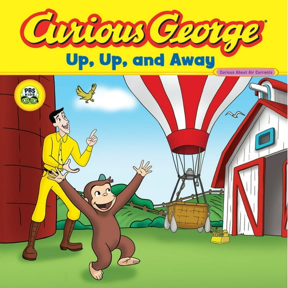 Curious George Curious George Up, Up, and Away (Cgtv 8x8), (Paperback)