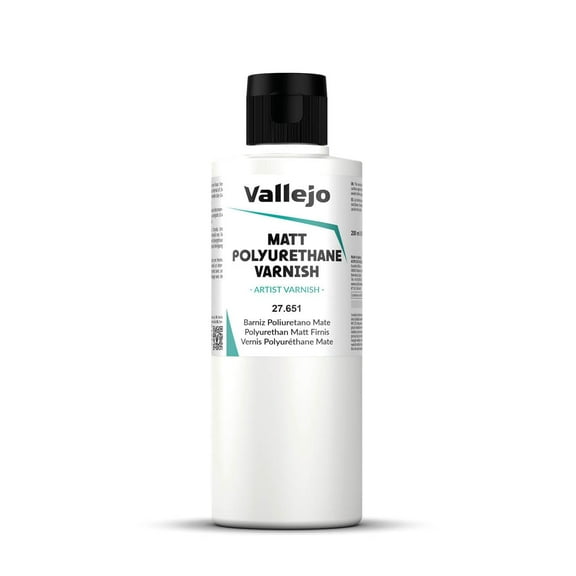 Acrylicos Vallejo VJP27651 200 ml Polyurethane Matt Varnish Paint
