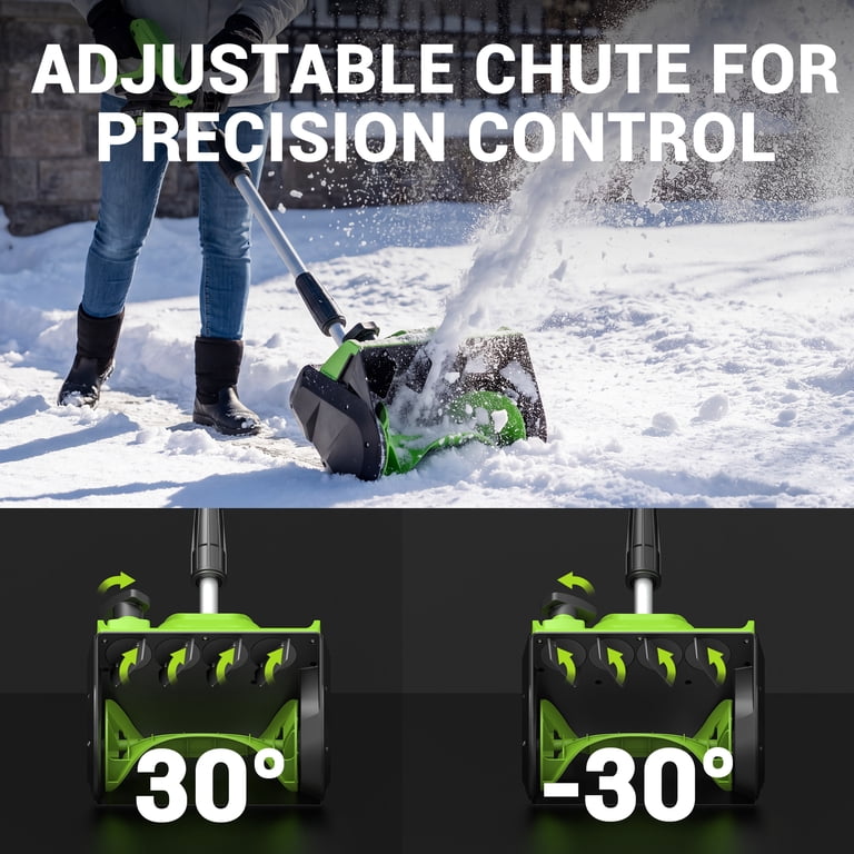 Cordless Electric Snow Shovel, 21V 13-Inch Clearing photo 7