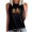 Black, variant on Spring Tops for Women Tank Tops for Women Fashion Women Printing Round-Neck Sleeveless Block Shirts Tunic Tee Tops