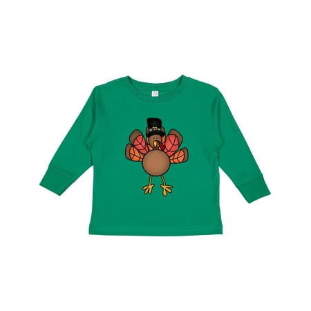 

Inktastic Thanksgiving Turkey Gift Toddler Boy or Toddler Girl Long Sleeve T-Shirt