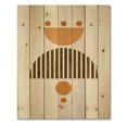 thumbnail image 3 of Designart 'Abstract Minimal Moon and Sun In Earth Tones II' Modern Print on Natural Pine Wood, 3 of 5