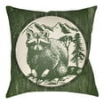 thumbnail image 5 of Artistic Weavers Lodge Cabin Raccoon Ridge Pillow Poly Filled 22' x 22', 5 of 9