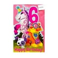thumbnail image 1 of Gemma International Tinimal Tjam Characters 6th Birthday Greetings Card, 1 of 1