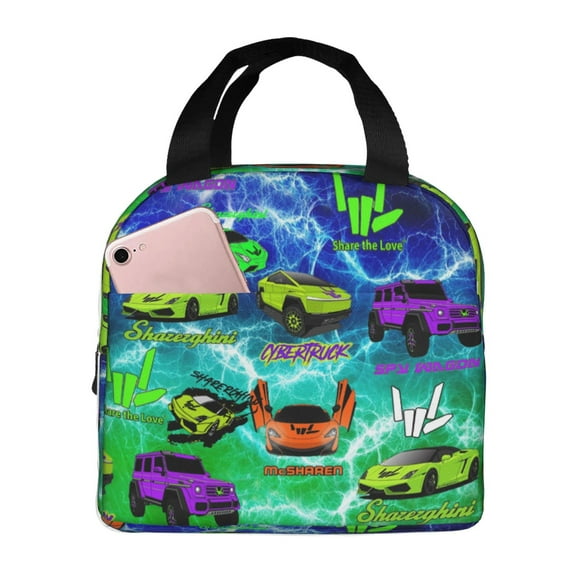 Stephen Sharer Share the Love Insulated Lunch Bag Leakproof Waterproof Reusable Lunch Boxs Portable Durable Cooler Tote Bag Work Travel