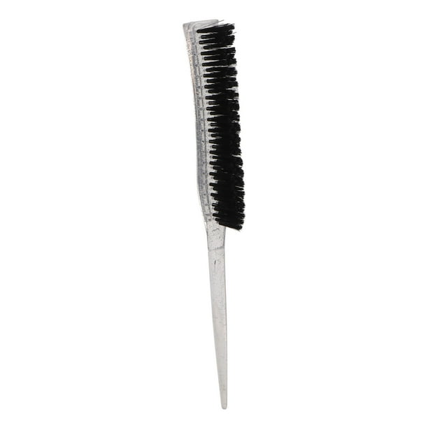 Cepillo de Cola de Rata Con Brillante, Cepillo de Nailon Suave para Peinar la Espalda Para Estilizar El Volumen, Viaje en Casa