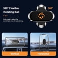 thumbnail image 5 of Soporte para teléfono de coche, giratorio 360°, para smartphones (2 pares), universal, portátil, con tablero magnético, 5 of 5