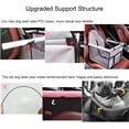 thumbnail image 4 of Asiento elevador para perros para coche, transportín para mascotas con cinturón de seguridad - Bolsa impermeable, alfombrilla acolchada para coche para perros y gatos (Negro), 4 of 5