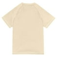 thumbnail image 6 of FORMRS Boys Rash Guard with Short Sleeves UPF 50+ Swim Shirts Sizes 3-12T, Beige Rainbow, 6 of 6