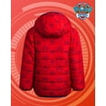 thumbnail image 3 of Nickelodeon Paw Patrol Boys Puffer Jacket Chase & Marshall Reversible Quilted Puffer Coat (2T-7), 3 of 7