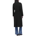 thumbnail image 2 of Tahari Women's Wing-Collar Embellished Toggle Coat - Black - XLUS, 2 of 3