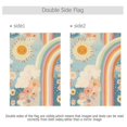 thumbnail image 4 of Yayeee Garden Flag 12" x 18" Double Sided Outdoor Yard Lawn Holiday Decorations, Beige Rainbow Clouds, 4 of 6