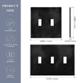 thumbnail image 3 of Dailycode Light Switch Plate Covers 2 Gang Wall Plate Plastics Outlet Covers for Kitchen Home Office Decor Clouds Starry Sky, 3 of 8