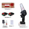 thumbnail image 6 of Mini Chainsaw TORRYZA 4-Inch Cordless Electric Portable Chainsaw with Brushless Motor, One-Hand Lightweight, Pruning Shears Chainsaw for Tree Branch Wood Cutting (Chainsaw+ 2 Batteries), 6 of 10