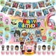 thumbnail image 2 of Toca Life World tema fiesta de cumpleaños globo Banner fondos decoración pastel Topper juego de dibujos animados niñas suministros para fiestas regalos, 2 of 5
