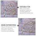 thumbnail image 4 of Gymnture 18Pcs Candy Cane Ornaments Hanging for DIY Craft (White Red Green), 4 of 10