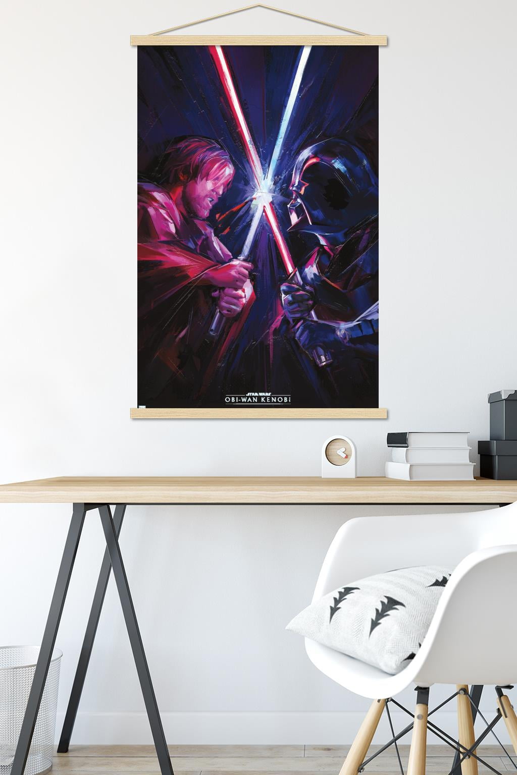 Star Wars: Obi-Wan Kenobi - Duel Wall Poster with Magnetic Frame, 22.375" x 34"
