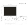 thumbnail image 5 of 10PC/lot Mini Chalkboard,Wooden Standing Design Chalkboard Tabletop Ornament,Wooden Framed Chalkboard Table Displays Message Board for Bedroom Home Office Table Decor, 5 of 5