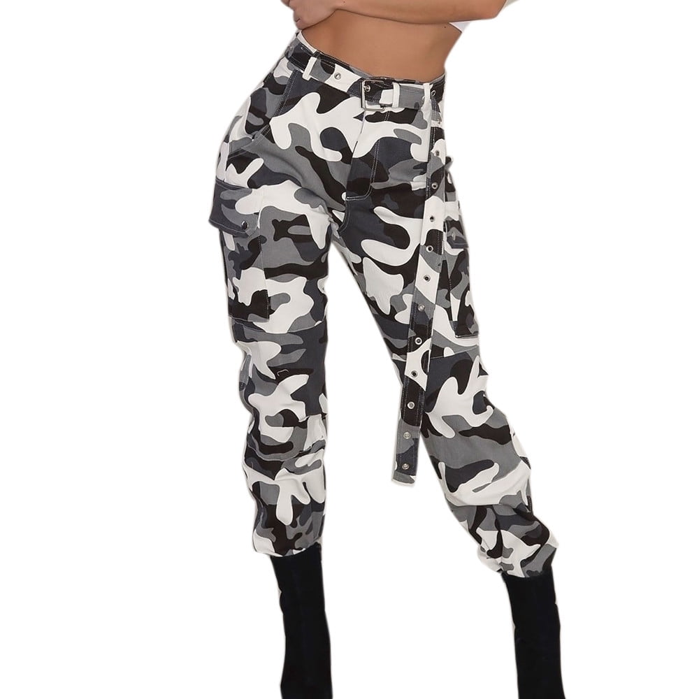 Fashion whiteWomen Camouflage Long Pants Camo Cargo Trousers Casual  Summer Pants Military Army Combat Sports Fashion Clothes WEF  Best Price  Online  Jumia Kenya
